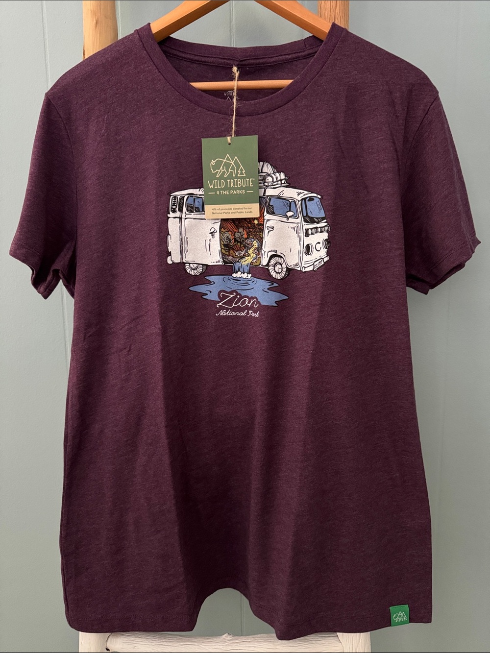 NWT Wild Tribute Women's Zion National Park Road Trip Tee T-Shirt ~ 2XL XXL - Picture 2 of 4